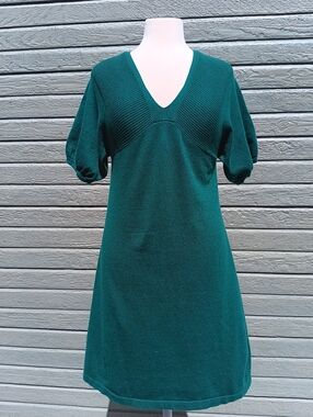 Banana Republic Emerald Green Knit Dress